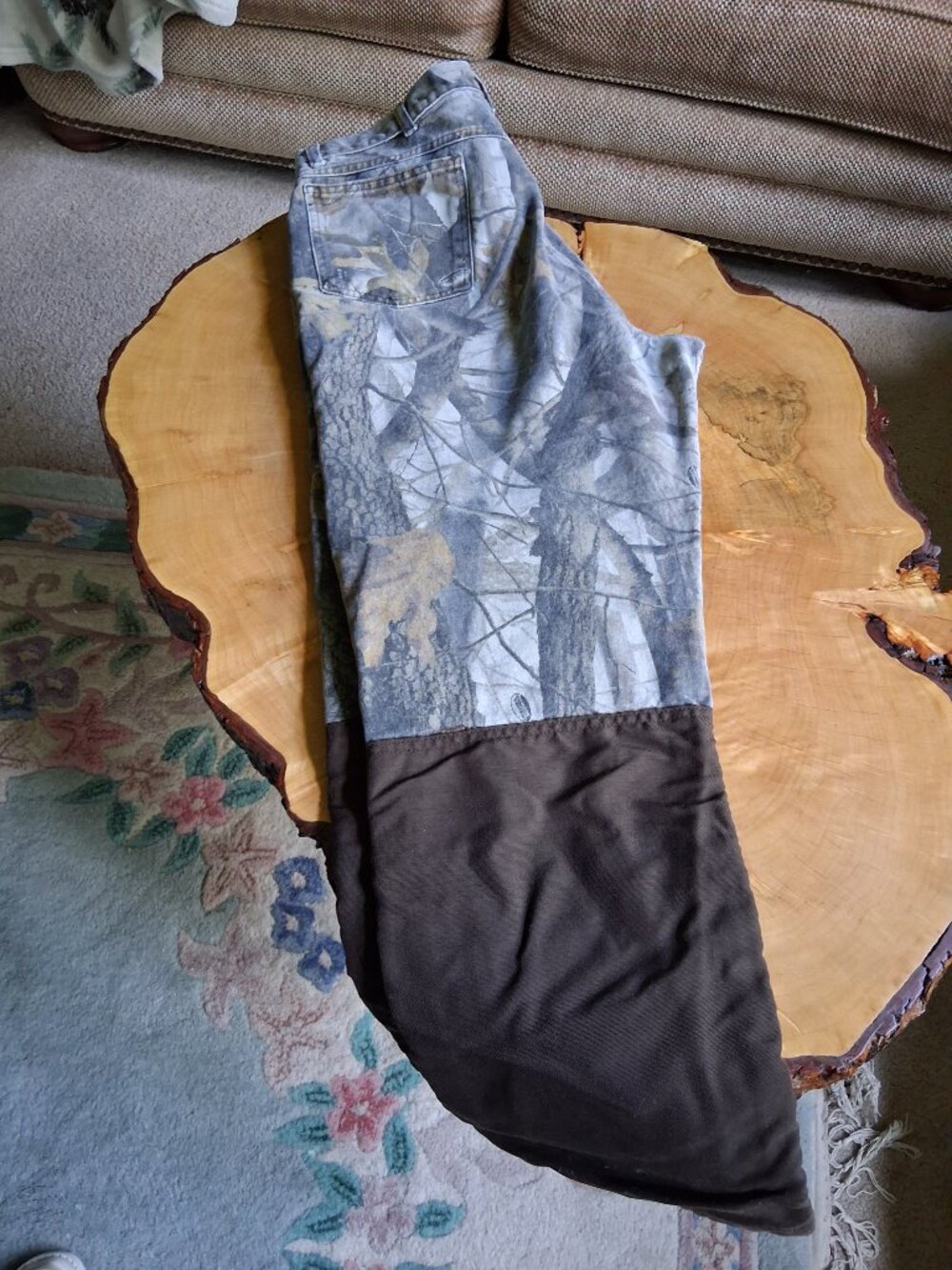Men's Wrangler Pro Gear Camo Brush Guard Hunting Pants 36X30 Realtree Hardwoods - Picture 2 of 14